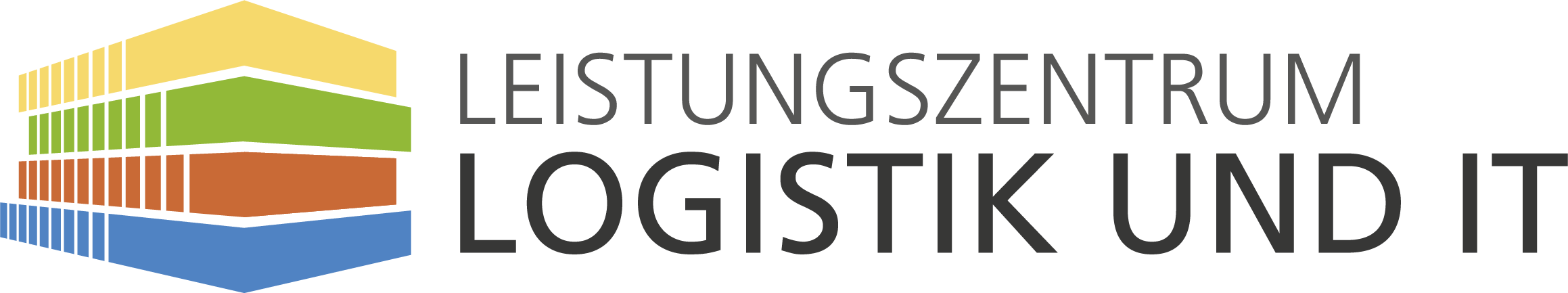 Hier sieht man das Logo des Leistungszentrums für Logistik und IT.