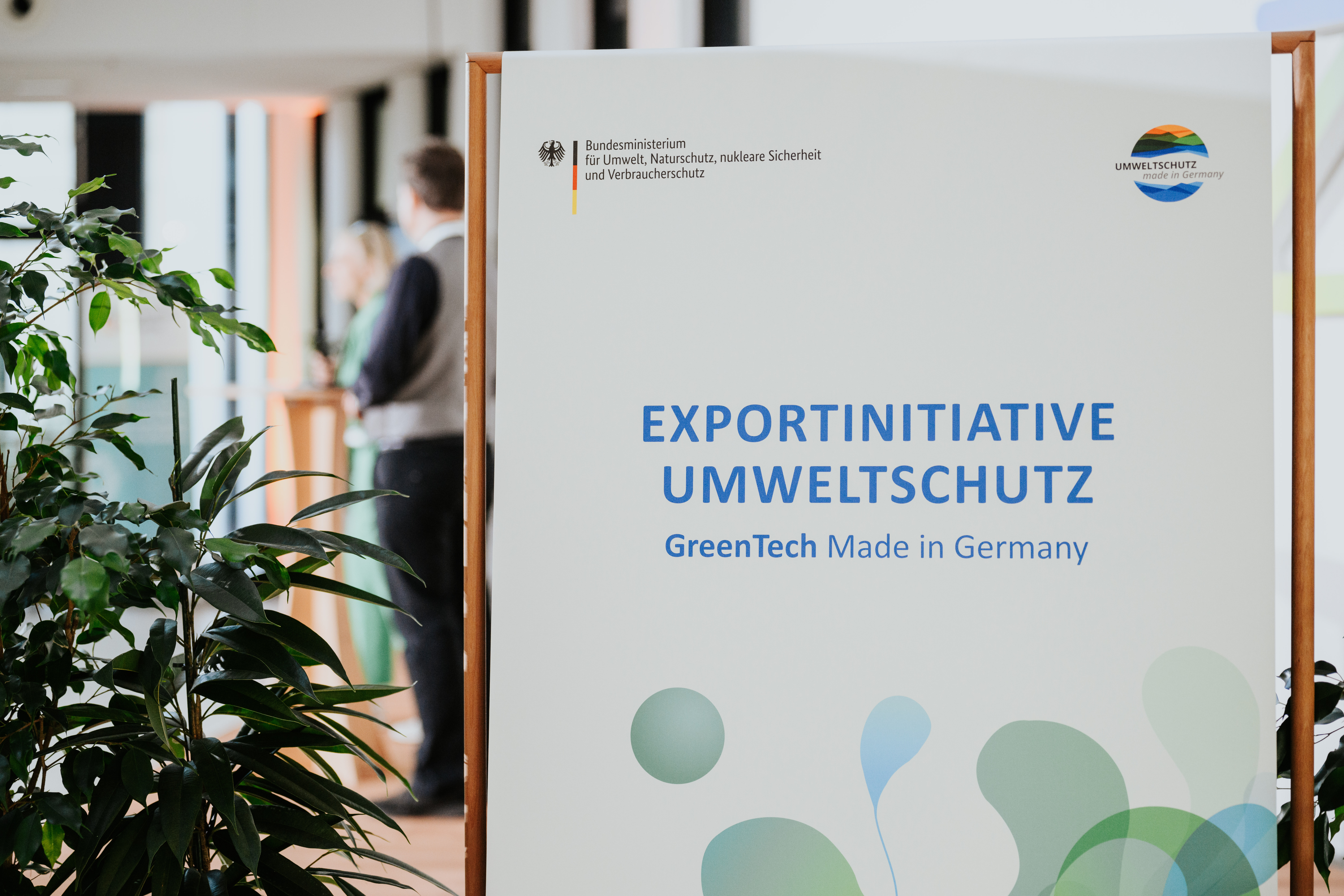 Plakat der Exportinitiative Umweltschutz GreenTech Made in Germany