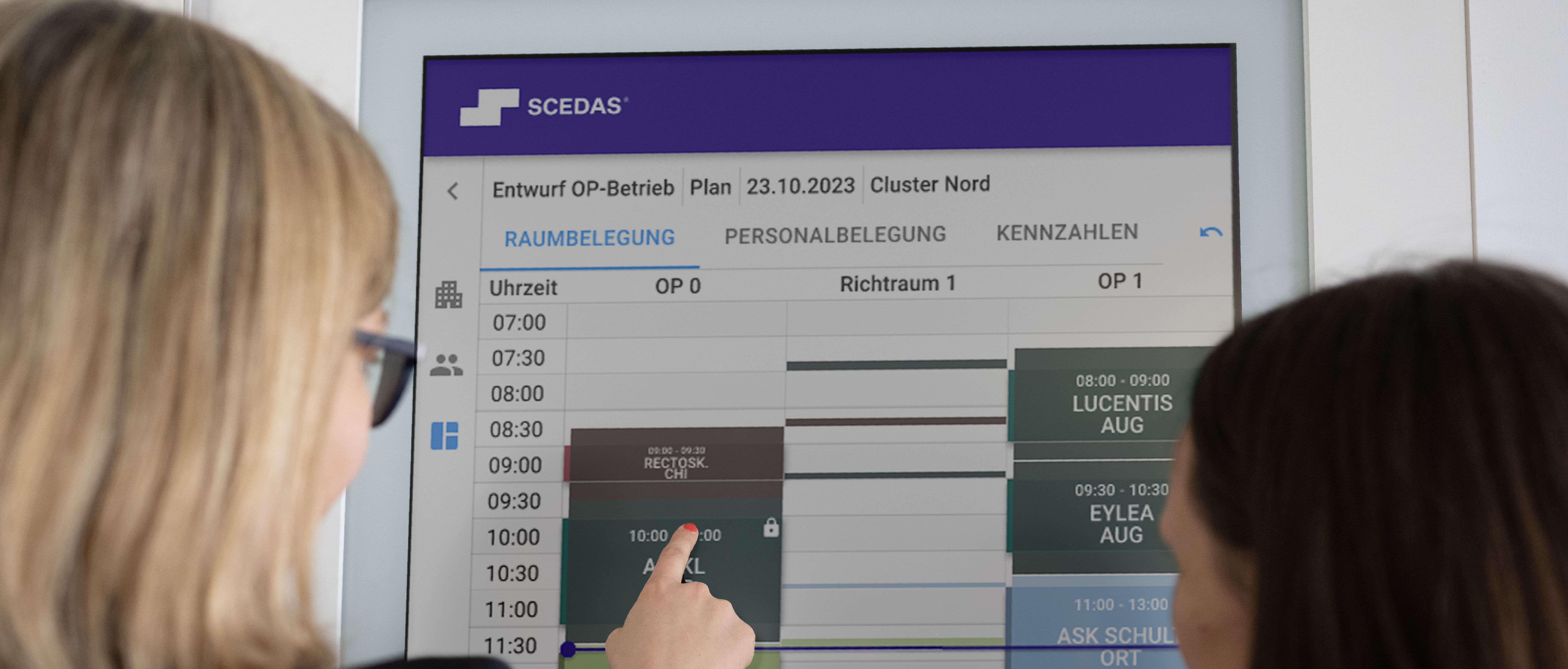 SCEDAS-healthcare optimiert die OP-Planung echtzeitbasiert