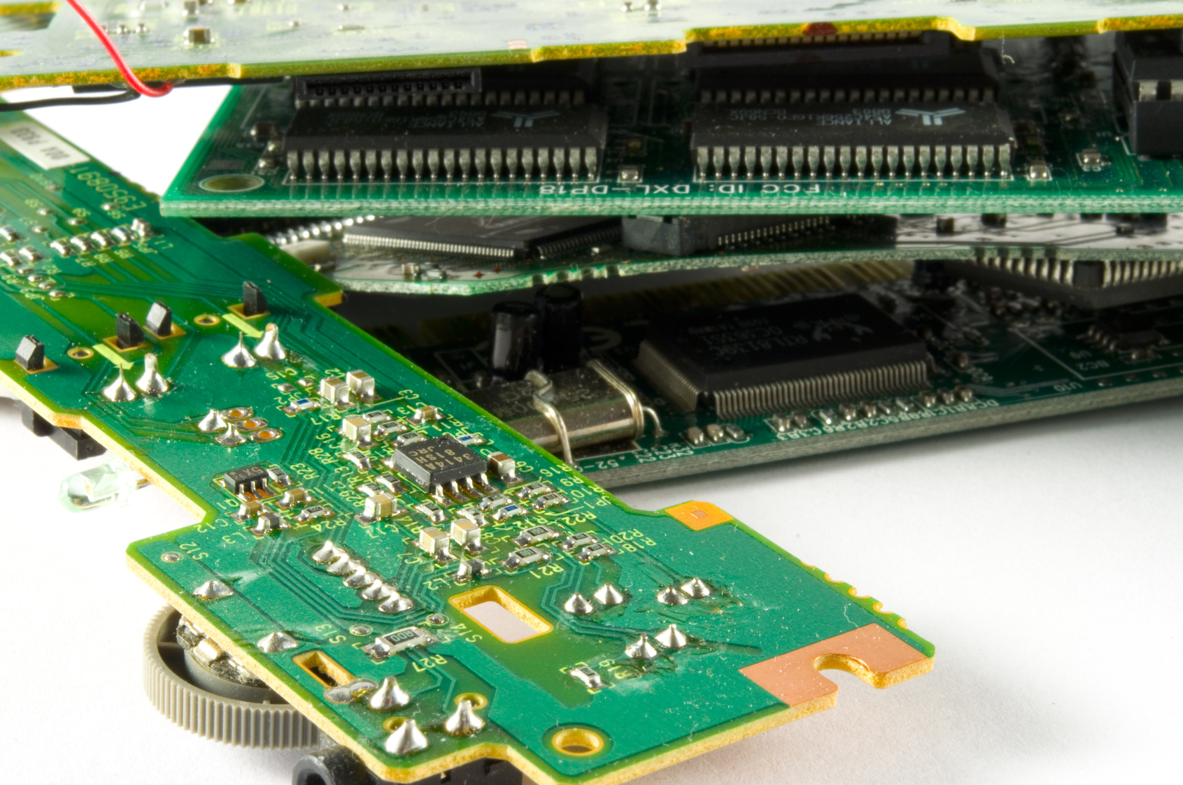 Einzelteile eines Computers