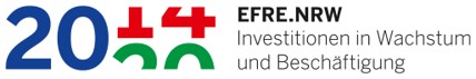 Logo: EFRE.NRW - Investitionen in Wachstum und Beschäftigung