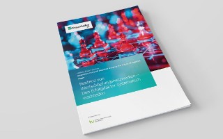 Mockup des Whiterpapers: Whitepaper: Resilienz von Wertschöpfungsnetzwerken