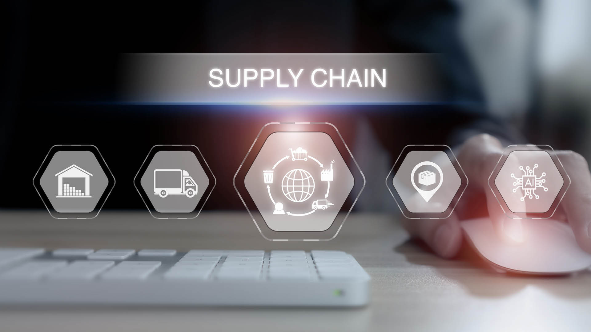 Darstellung einer Supply Chain