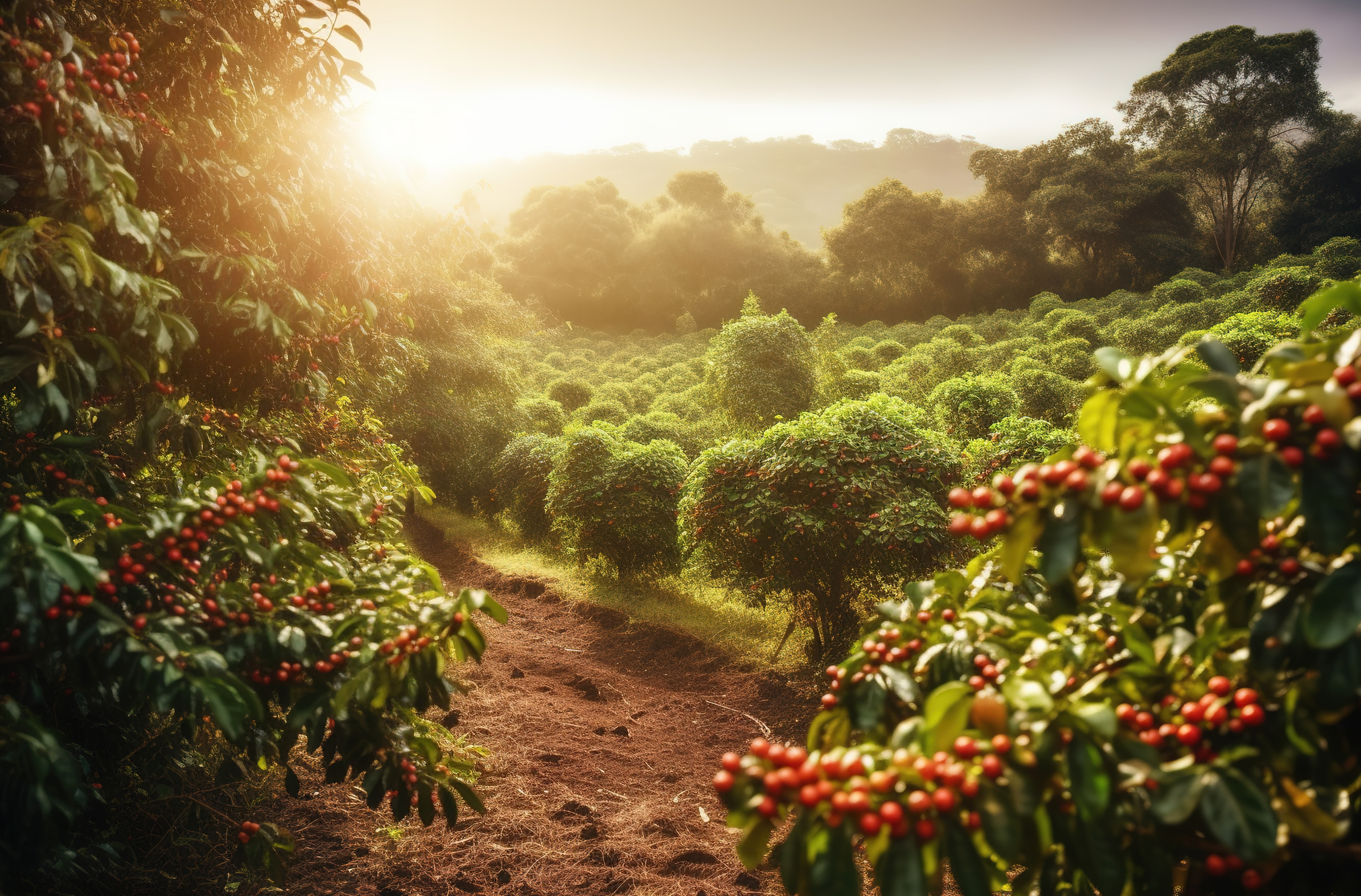 Kaffeeplantage in Peru, die mit ForestGuard eine Open Source-Lösung für den Nachweis entwaldungsfreier Lieferketten umsetzt.