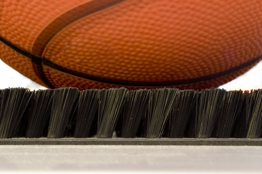 Basketball on a Bristle Field