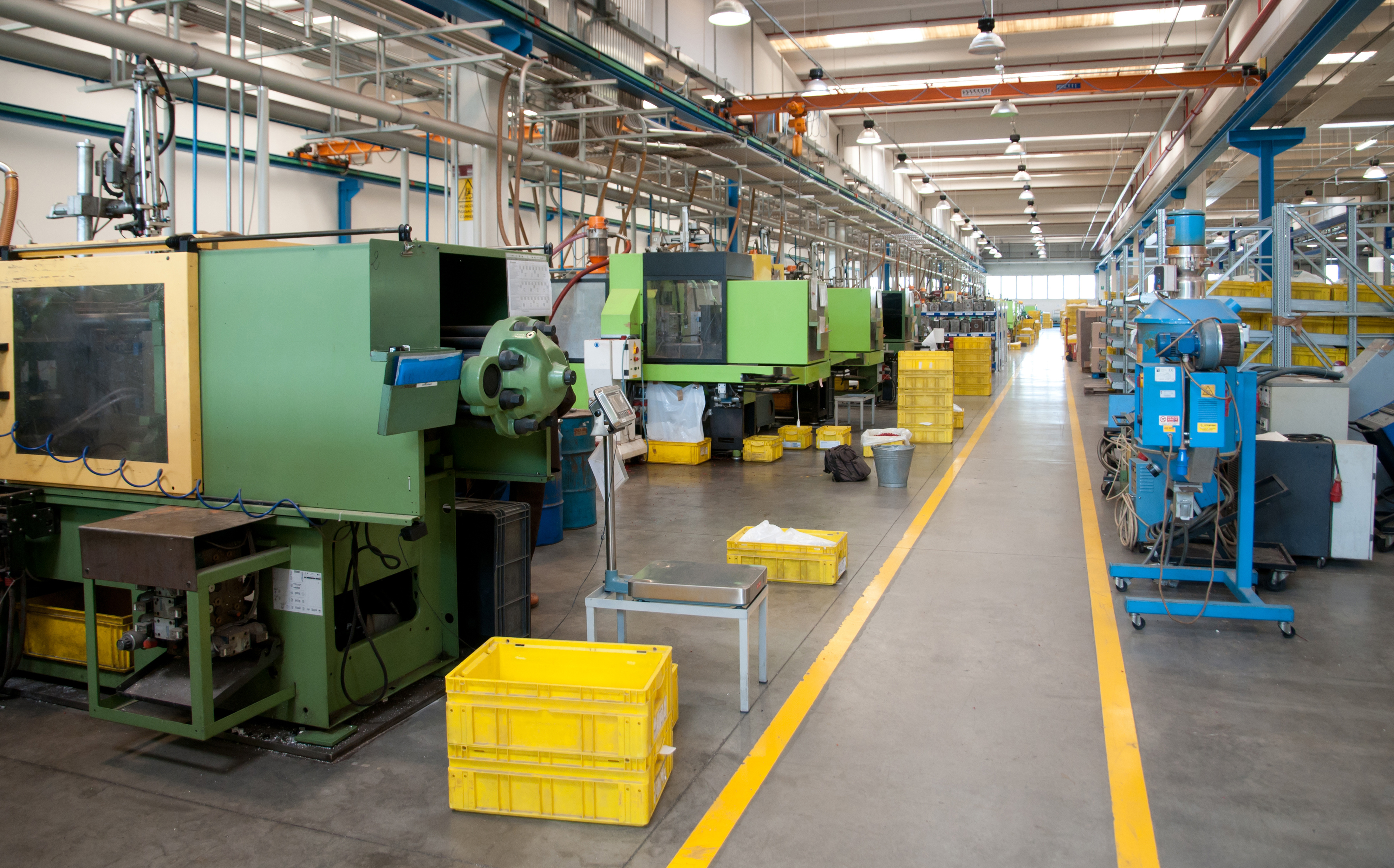 Modern automated factory plant Possible application of FLIP®