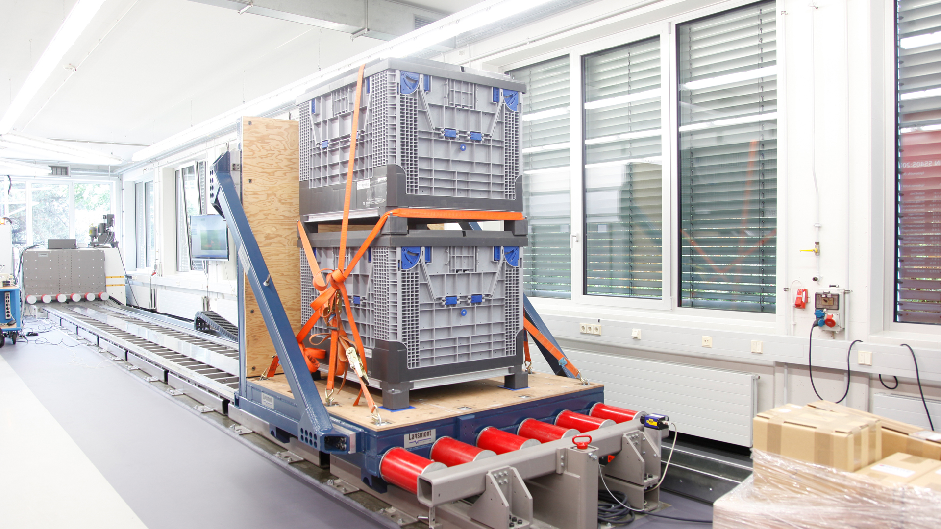 The Horizontal Impact System loaded with a test object